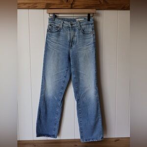 AG Adriano Goldschmied Alexxis Crop High Rise Vintage Fit Jeans Size 25